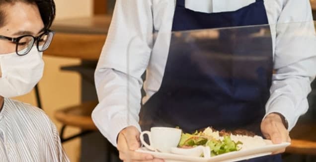 Food service staff at work